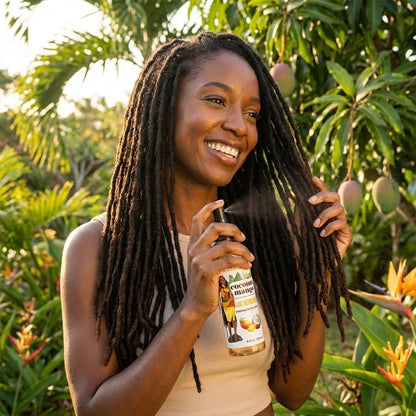 Lockology Coconut Mango Loc Spray - Daily Moisturizing Spray for Dreadlocks, Natural Hair Care 8 oz Avelisse
