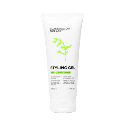 Scandinavian Biolabs Natural Hair Styling Gel - 100ml (3.5 Fl Oz) - Hold & Shine Without Harsh Chemicals