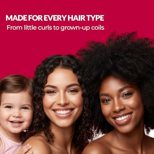 Love Ur Curls Detangling Hairbrush for Curly, Wavy & Coily Hair – Glide-Through Brush for Tangled Hair – Reduces Breakage & Pulling – Wet or Dry Styling – Curl Defining Hair Brush Avelisse