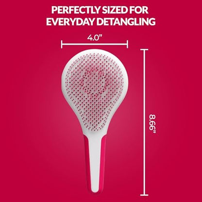 Love Ur Curls Detangling Hairbrush for Curly, Wavy & Coily Hair – Glide-Through Brush for Tangled Hair – Reduces Breakage & Pulling – Wet or Dry Styling – Curl Defining Hair Brush Avelisse