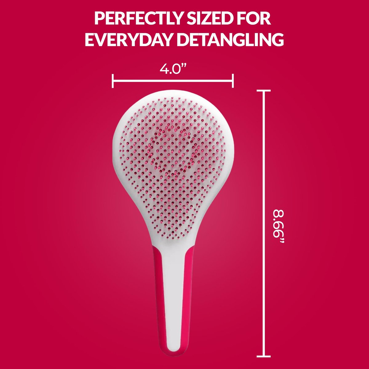 Love Ur Curls Detangling Hairbrush for Curly, Wavy & Coily Hair – Glide-Through Brush for Tangled Hair – Reduces Breakage & Pulling – Wet or Dry Styling – Curl Defining Hair Brush Avelisse