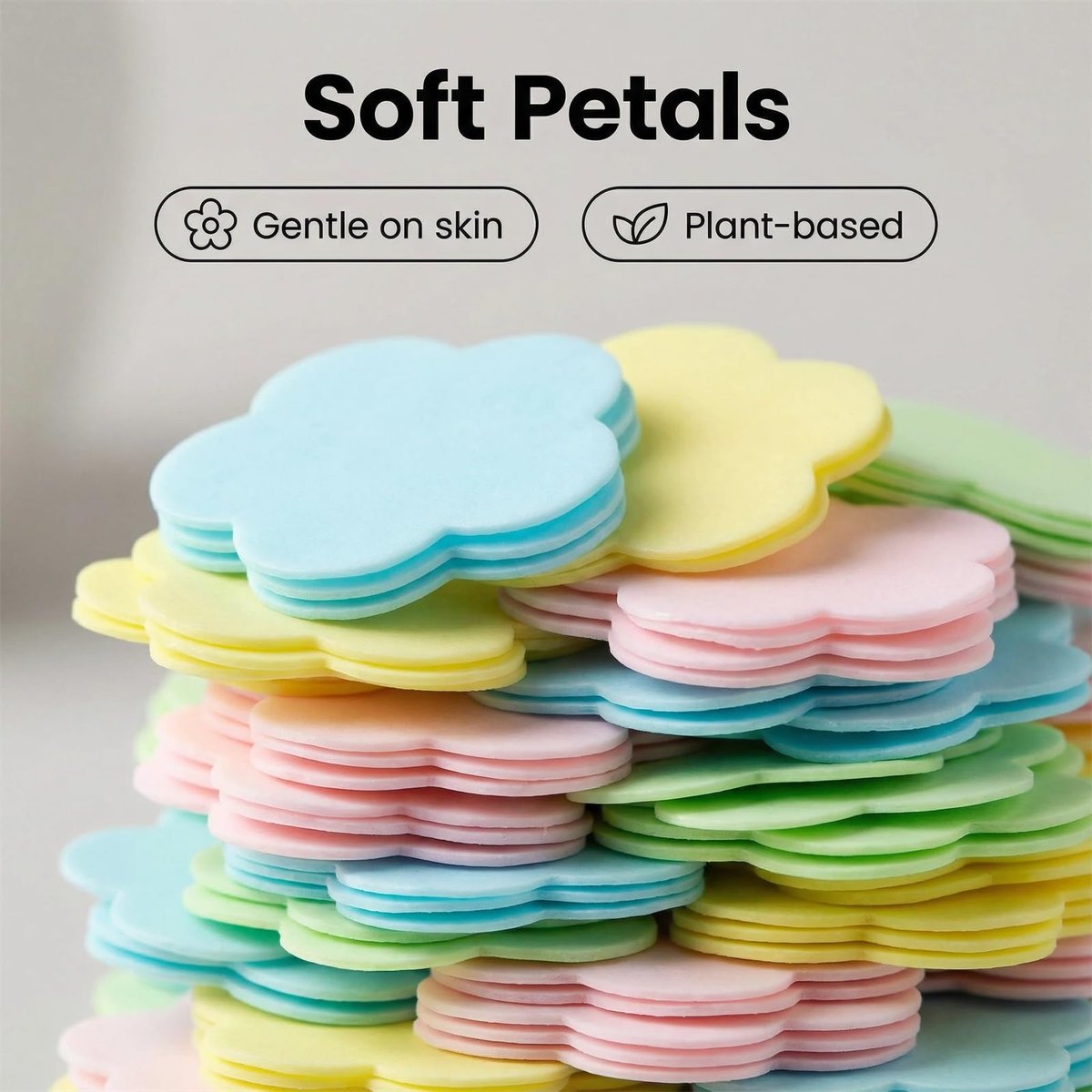 4-Scent Mini Portable Disposable Petal Hand Wash Sheets – Dissolvable Hand Soap for Travel, Camping & Outdoor (4 Boxes, ~400 Sheets) Avelisse