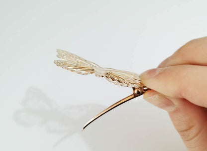 12 Pcs Gold Metal Butterfly Hair Clips Set - Cute Hollow Butterfly Hair Claws & Barrettes for Women Girls