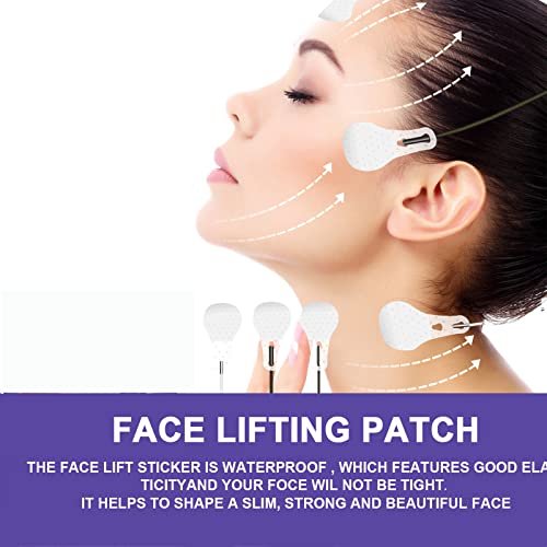 Teetown Face Lift Tape - 40 Ultra-Thin Invisible Face Tape with Lifting Ropes for Skin Tightening and Wrinkle Reduction - görsel 7