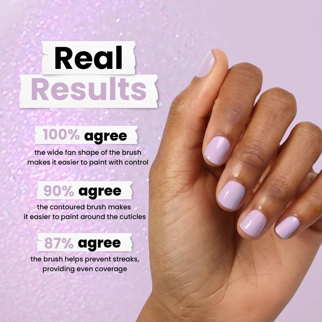 LONDONTOWN Lakur Nail Polish - Honey Lavender Pink & Purple Shade, Long-Lasting, Chip-Resistant, Non-Toxic Vegan Nail Color, 0.4 Fl Oz Avelisse
