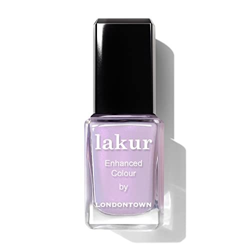 LONDONTOWN Lakur Nail Polish - Honey Lavender Pink & Purple Shade, Long-Lasting, Chip-Resistant, Non-Toxic Vegan Nail Color, 0.4 Fl Oz Avelisse