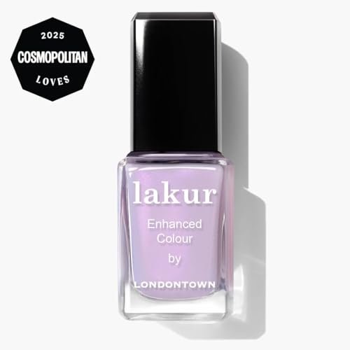LONDONTOWN Lakur Nail Polish - Honey Lavender Pink & Purple Shade, Long-Lasting, Chip-Resistant, Non-Toxic Vegan Nail Color, 0.4 Fl Oz Avelisse