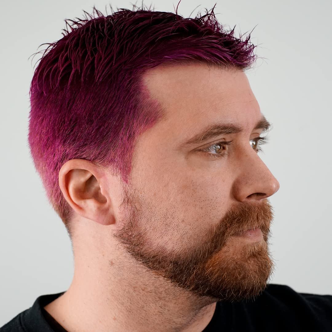 MANIC PANIC Classic Divine Wine Semi Permanent Hair Color - Deep Red-Based Pink Hair Dye, 4 oz - Vegan & Cruelty-Free Avelisse