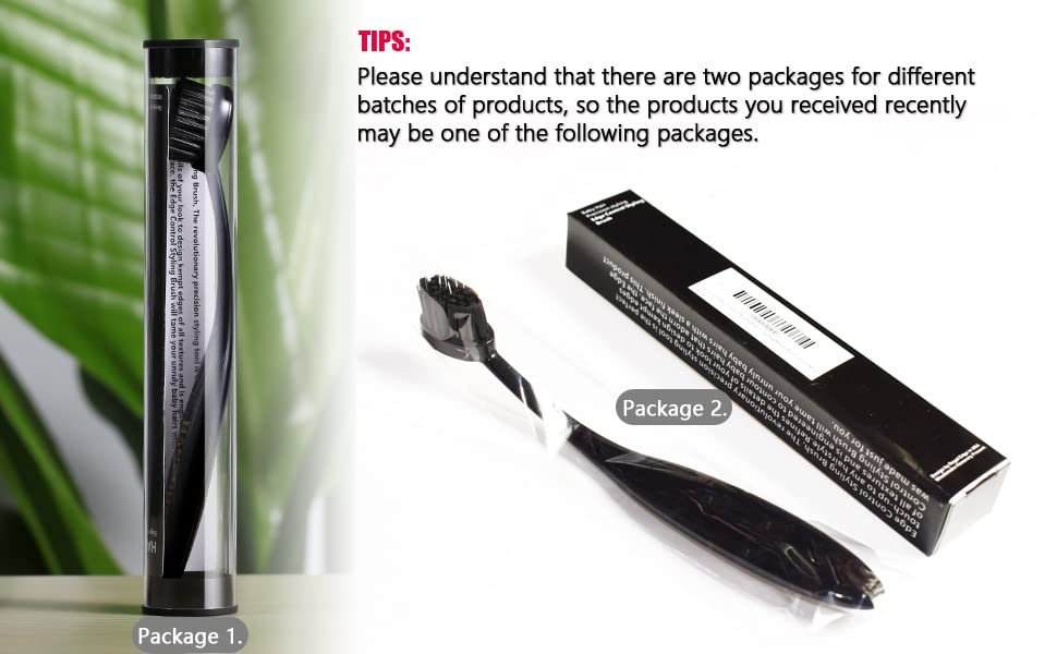 HANCHUAN Precision Styling Brush for Natural Hair - Portable Edge Control and Bristle Brush - görsel 11