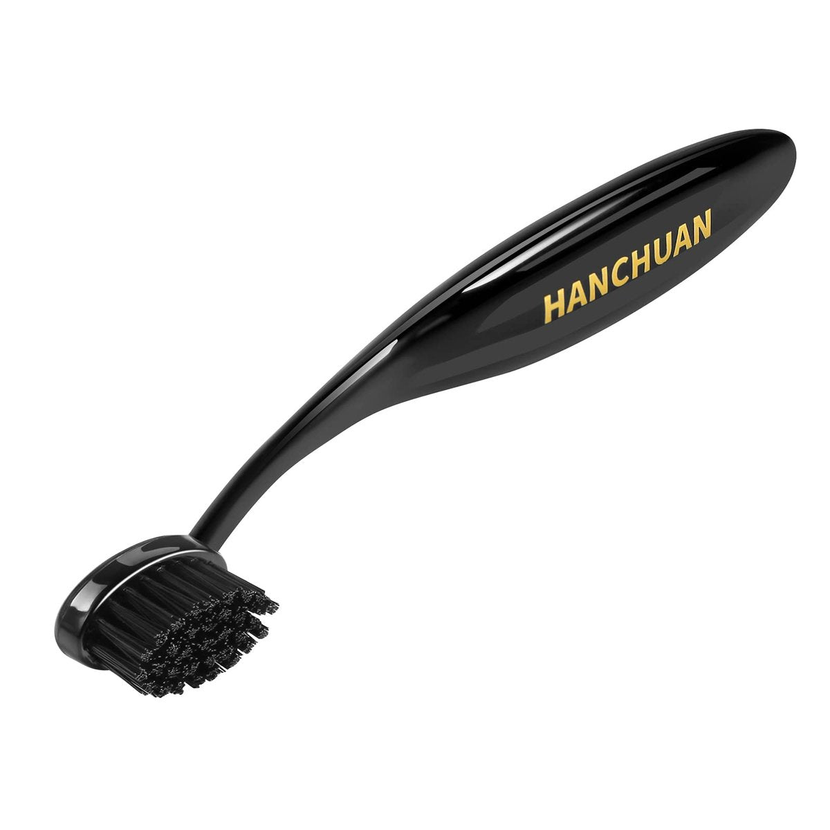 HANCHUAN Precision Styling Brush for Natural Hair - Portable Edge Control and Bristle Brush - görsel 1