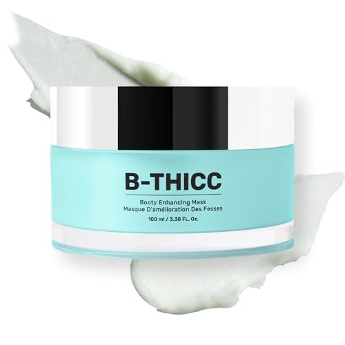 MAËLYS B-THICC Booty Enhancing Mask – Plumping & Firming Body Cream with Hyaluronic Acid & Grape Seed Oil, 3.38 Fl Oz Avelisse