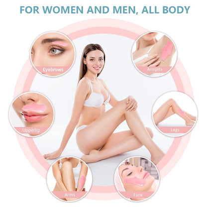 Bestidy Hard Wax Beads for Hair Removal – 500g Rose Pink Refill for Coarse Hair, All Body & Bikini Areas, Women & Men Avelisse