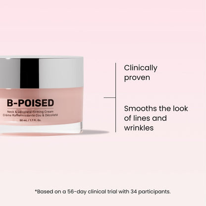 MAËLYS B-POISED Neck Firming Cream – Anti-Aging Neck & Décolleté Cream with Brazilian Peppertree, Linoleic Acid & Kangaroo Flower (1.7 Fl Oz) Avelisse