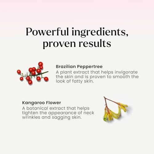 MAËLYS B-POISED Neck Firming Cream – Anti-Aging Neck & Décolleté Cream with Brazilian Peppertree, Linoleic Acid & Kangaroo Flower (1.7 Fl Oz) Avelisse