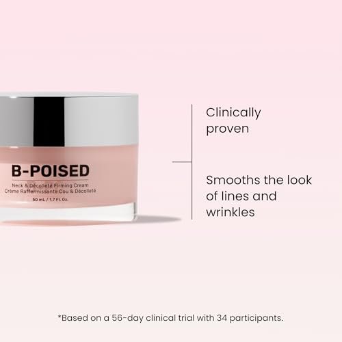 MAËLYS B-POISED Neck Firming Cream – Anti-Aging Neck & Décolleté Cream with Brazilian Peppertree, Linoleic Acid & Kangaroo Flower (1.7 Fl Oz) Avelisse