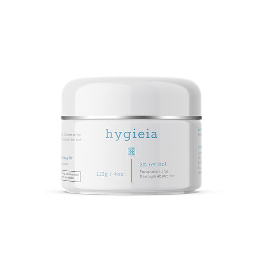 Hygieia + Encapsulated 2% Retinol Cream, 4oz – Liposomal Anti-Wrinkle Cream for Face, Neck & Body – Fast & Deep Cellular Absorption – Day or Night Cream for Firming, Lifting & Repairing Aging Skin Avelisse