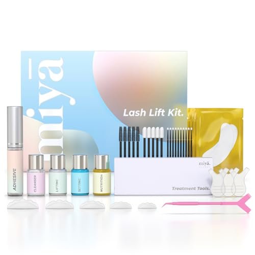 Keratin Lash Lift Kit | Semi-Permanent Eyelash Perm & Lift | Lasts Up to 6 Weeks | Vegan & Cruelty-Free | Home & Salon Use | MIYA LASH - görsel 2
