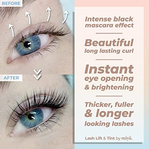 Keratin Lash Lift Kit | Semi-Permanent Eyelash Perm & Lift | Lasts Up to 6 Weeks | Vegan & Cruelty-Free | Home & Salon Use | MIYA LASH - görsel 8