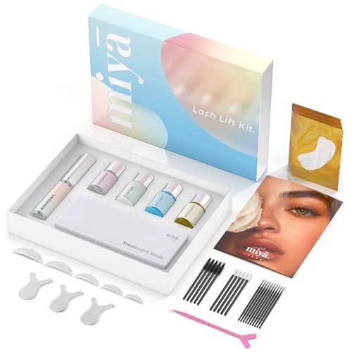 Keratin Lash Lift Kit | Semi-Permanent Eyelash Perm & Lift | Lasts Up to 6 Weeks | Vegan & Cruelty-Free | Home & Salon Use | MIYA LASH - görsel 12