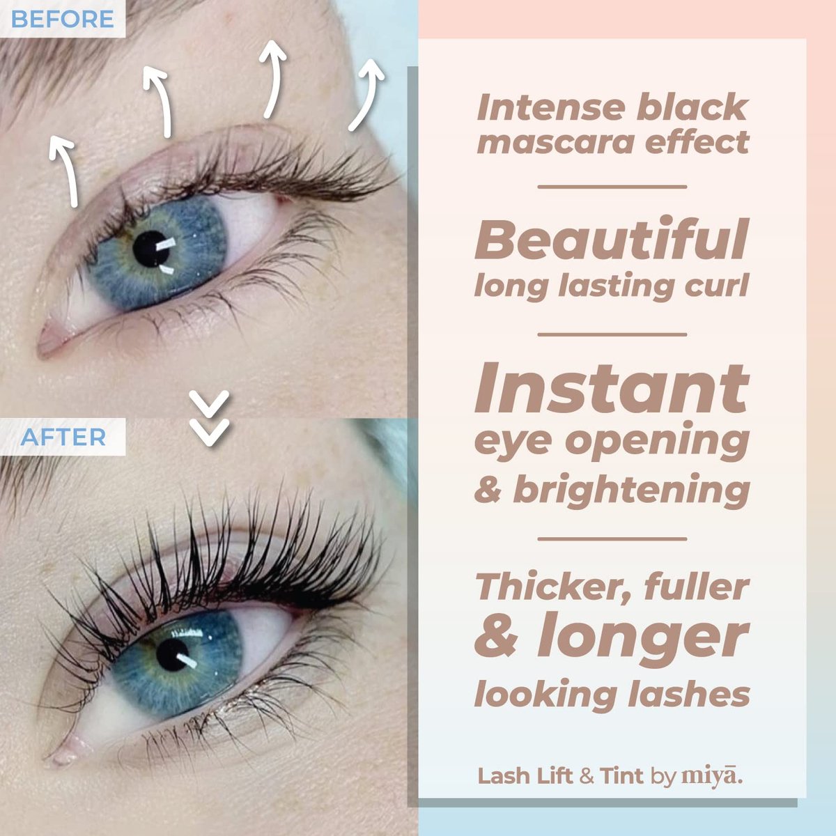 Keratin Lash Lift Kit | Semi-Permanent Eyelash Perm & Lift | Lasts Up to 6 Weeks | Vegan & Cruelty-Free | Home & Salon Use | MIYA LASH - görsel 7
