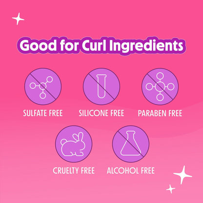 Curl Talk Frizz Control Sculpting Gel & Defining Cream 2-Pack (9.7 fl oz) – Not Your Mother's – Rice Curl Complex – All Curly Hair Types Avelisse