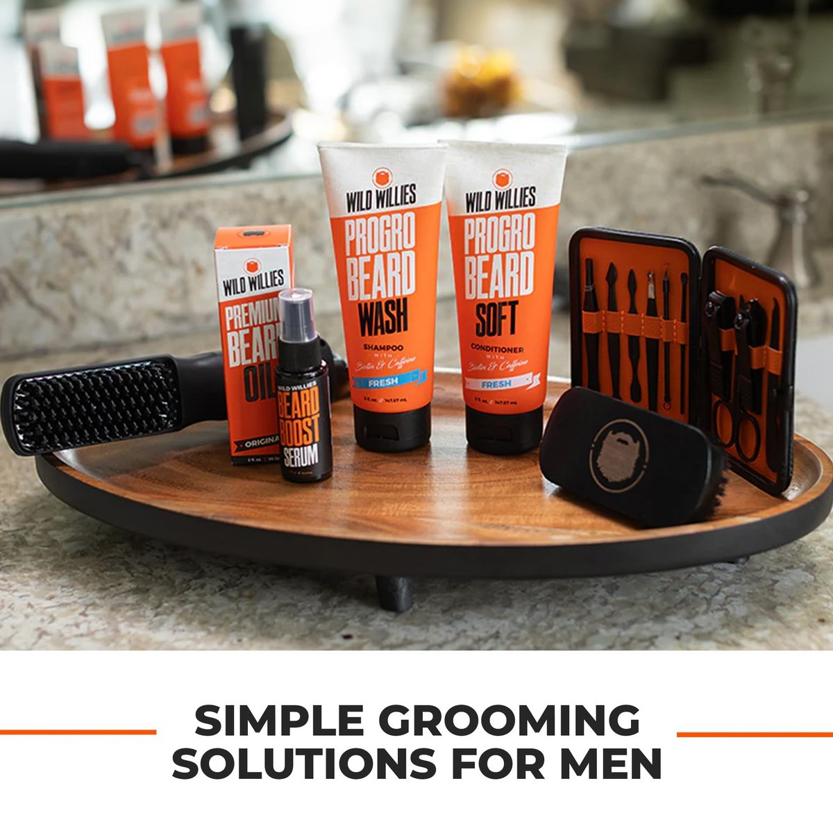 Wild Willies Beard Styling Paste - Durable Medium Hold, Hydrates & Tames Flyaway Facial Hair - Non-Greasy, Matte Finish Beard Cream, 2 fl oz - görsel 7