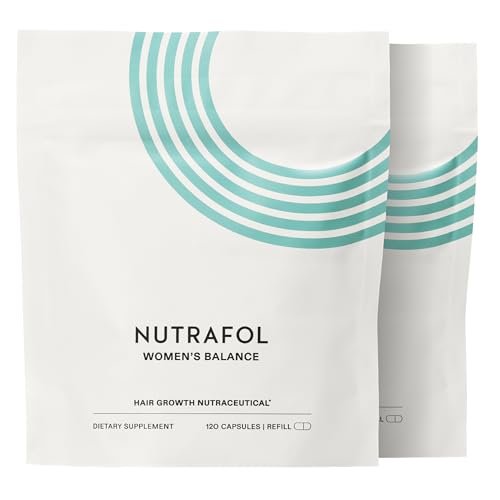 Nutrafol Women's Balance Hair Growth Supplements for Ages 45+ - Clinically Proven for Thicker Hair & Scalp Coverage, Dermatologist Recommended - 2-Month Supply (2 Refill Pouches) Avelisse