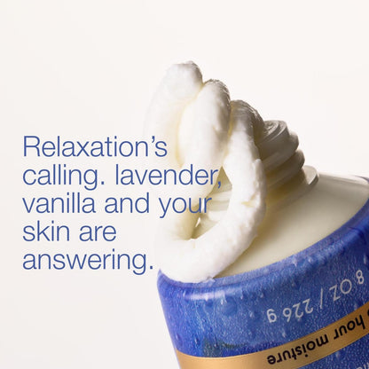 Bath & Body Works Lavender Vanilla Aromatherapy Body Cream - Ultimate Hydration Moisturizer with Shea Butter & Hyaluronic Acid for Dry Skin, 8 fl oz (Pack of 2) Avelisse