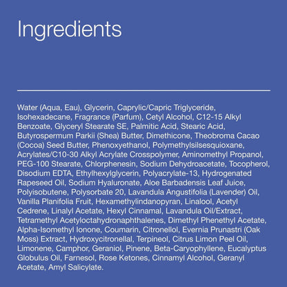 Bath & Body Works Lavender Vanilla Aromatherapy Body Cream - Ultimate Hydration Moisturizer with Shea Butter & Hyaluronic Acid for Dry Skin, 8 fl oz (Pack of 2) Avelisse