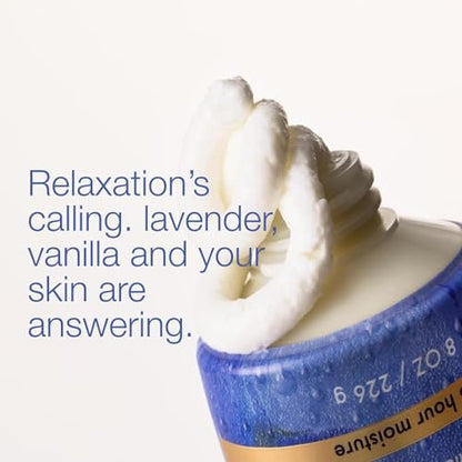 Bath & Body Works Lavender Vanilla Aromatherapy Body Cream - Ultimate Hydration Moisturizer with Shea Butter & Hyaluronic Acid for Dry Skin, 8 fl oz (Pack of 2) Avelisse