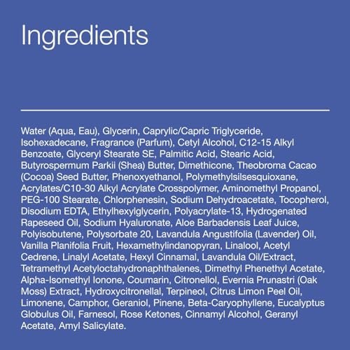 Bath & Body Works Lavender Vanilla Aromatherapy Body Cream - Ultimate Hydration Moisturizer with Shea Butter & Hyaluronic Acid for Dry Skin, 8 fl oz (Pack of 2) Avelisse
