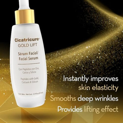 Cicatricure Gold Lift Facial Serum – Anti-Aging, Firming & Tightening for Face, Neck & Chest, 0.9 Oz Avelisse