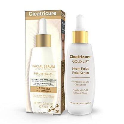 Cicatricure Gold Lift Facial Serum – Anti-Aging, Firming & Tightening for Face, Neck & Chest, 0.9 Oz Avelisse