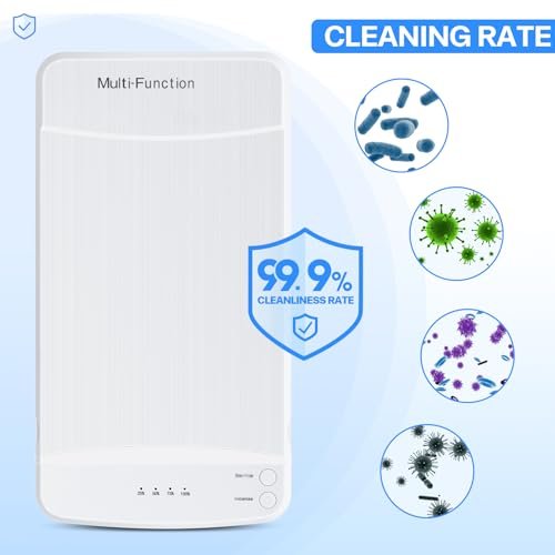 LXIANGN Portable Nail Tool Sterilizer with Blue Light - USB Sterilizing Box for Manicure Salon, Tweezers, Scissors, Jewelry, Phone, Watch, Keys (White) - görsel 12