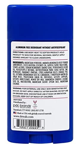 Dr. Teal's Rose & Milk Deodorant Gift Set (2 Pack, 2.65 oz Each) - Aluminum Free with Magnesium, Shea Butter & Arrowroot Powder