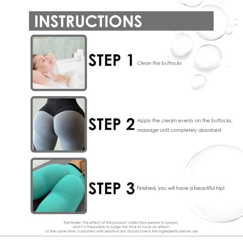 KlsyChry Hip Lift Up Cream for Bigger Butt Enhancement – Butt Shaping, Firming & Tightening Cream Avelisse