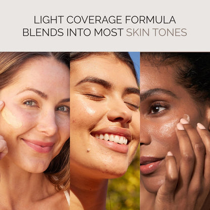 MDSolarSciences Gleam + Glow Sunscreen SPF 50 | Sheer Glow Tinted Moisturizer with Broad Spectrum UV Protection | Infused with Antioxidants, Ceramides & Vitamin C | Safe for Sensitive Skin (1.7 Fl Oz) Avelisse