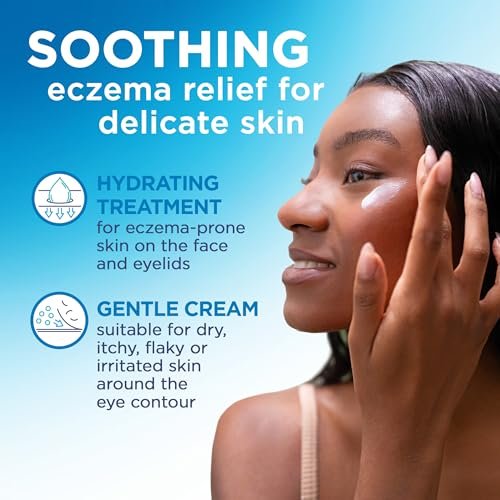 Flexitol Face and Eyelid Eczema Cream for Sensitive Skin, 5% Colloidal Oatmeal, Soothing Eye Treatment for Eczema and Dermatitis, Hydrating Non-Greasy Ointment for Dry, Itchy Skin, 1.4 oz - görsel 4