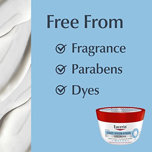 Eucerin Daily Hydration Gel Cream - Fragrance Free Body Moisturizer for Dry Skin with Provitamin B5 and Sunflower Oil, 12 Oz Avelisse