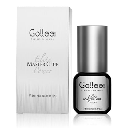 GOLLEEPRO Professional Eyelash Extension Glue 0.5 Sec Fast Drying, 5ml Black Adhesive – Waterproof Max Bonding for Semi-Permanent Extensions, 6-8 Week Retention Avelisse