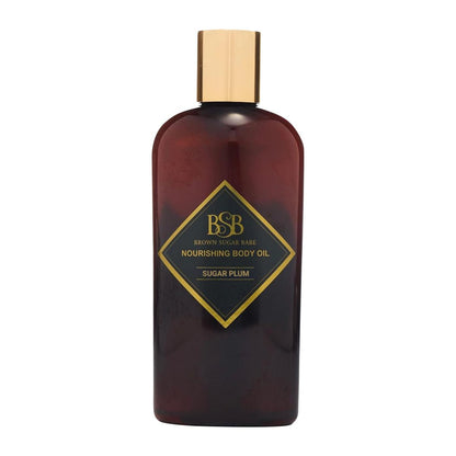 Brown Sugar Babe Sugar Plum Body Oil – Nourishing Scented Oil with Maple & Raspberry, Paraben-Free, Made in USA Avelisse