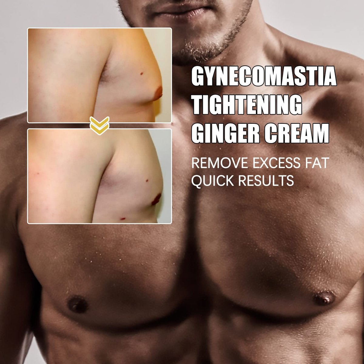 YG LianKai 2-Pack Gynecomastia Tightening Ginger Cream for Men – Chest Firming & Moisturizing Formula - görsel 13