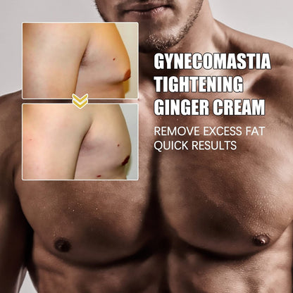 YG LianKai 2-Pack Gynecomastia Tightening Ginger Cream for Men – Chest Firming & Moisturizing Formula