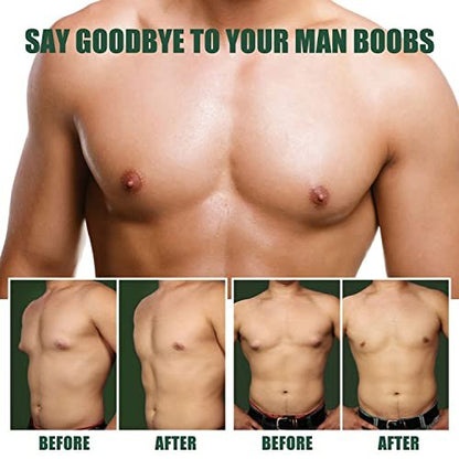 YG LianKai 2-Pack Gynecomastia Tightening Ginger Cream for Men – Chest Firming & Moisturizing Formula
