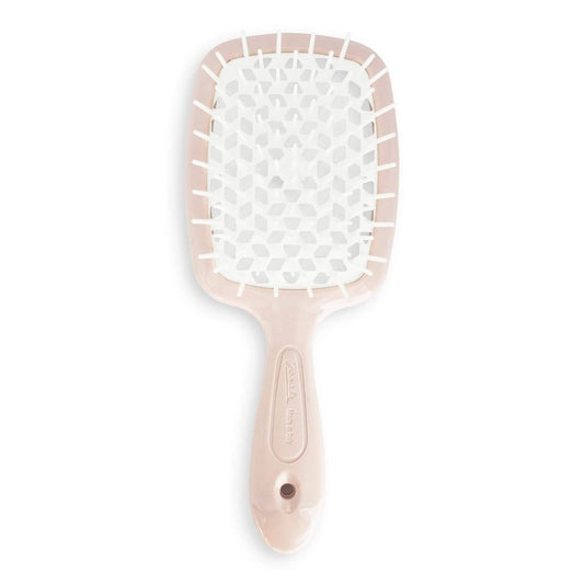 Jäneke Small Superbrush - Beige | Gentle Hairbrush for Fine, Curly & Thick Hair