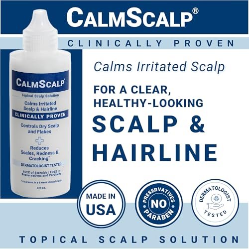 CalmScalp Scalp Treatment - Itch Relief & Exfoliating Scalp Care for Healthier Hair - 4 oz Avelisse