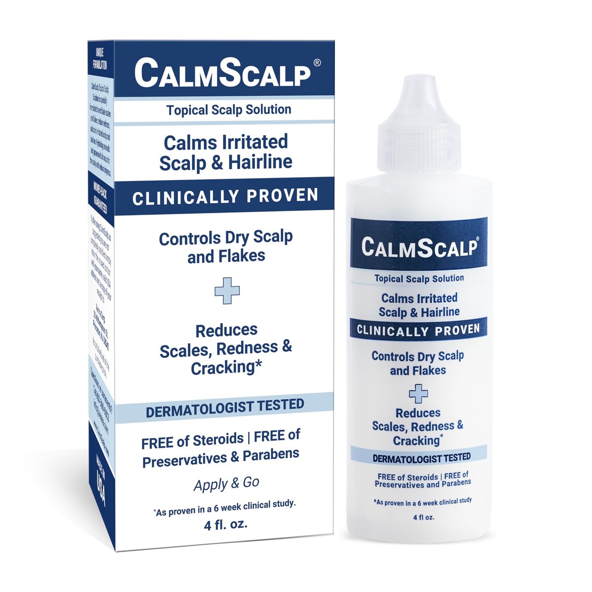 CalmScalp Scalp Treatment - Itch Relief & Exfoliating Scalp Care for Healthier Hair - 4 oz Avelisse