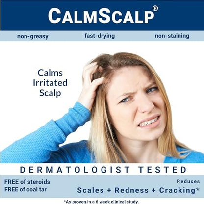 CalmScalp Scalp Treatment - Itch Relief & Exfoliating Scalp Care for Healthier Hair - 4 oz Avelisse