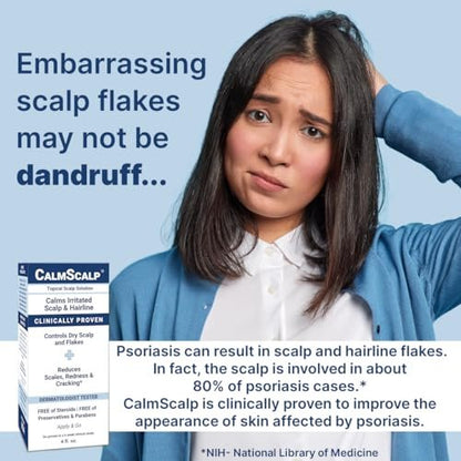 CalmScalp Scalp Treatment - Itch Relief & Exfoliating Scalp Care for Healthier Hair - 4 oz Avelisse