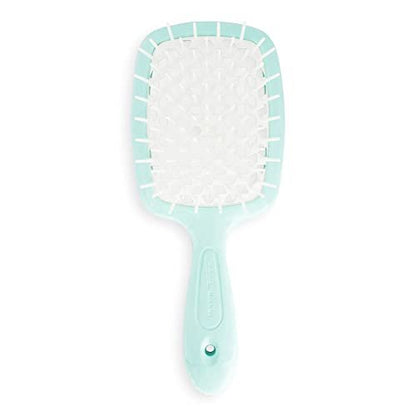 Jäneke Small Superbrush in Turquoise - Gentle Detangling Hair Brush for Fine, Curly, Thick, and Wavy Hair